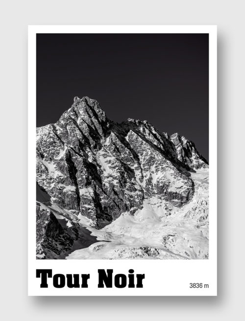 Face Montagne - Tour Noir