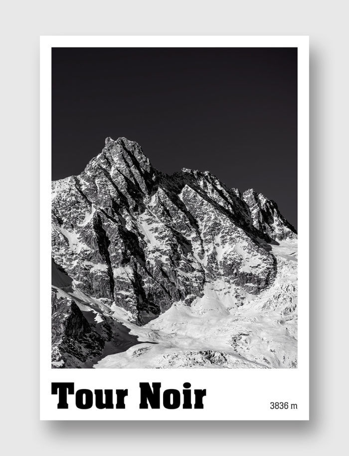Face Montagne - Tour Noir