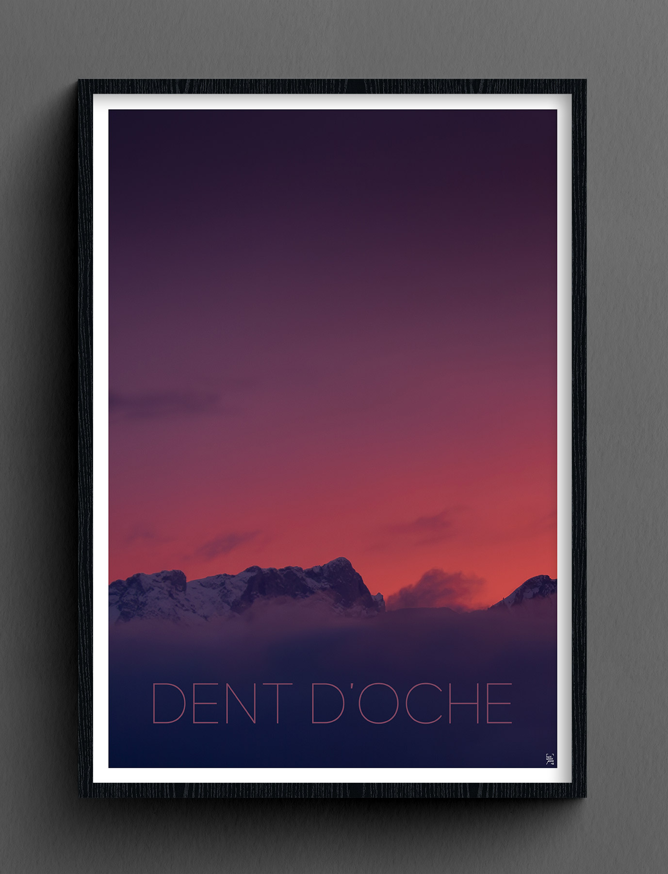 Face Montagne - Dent d'Oche