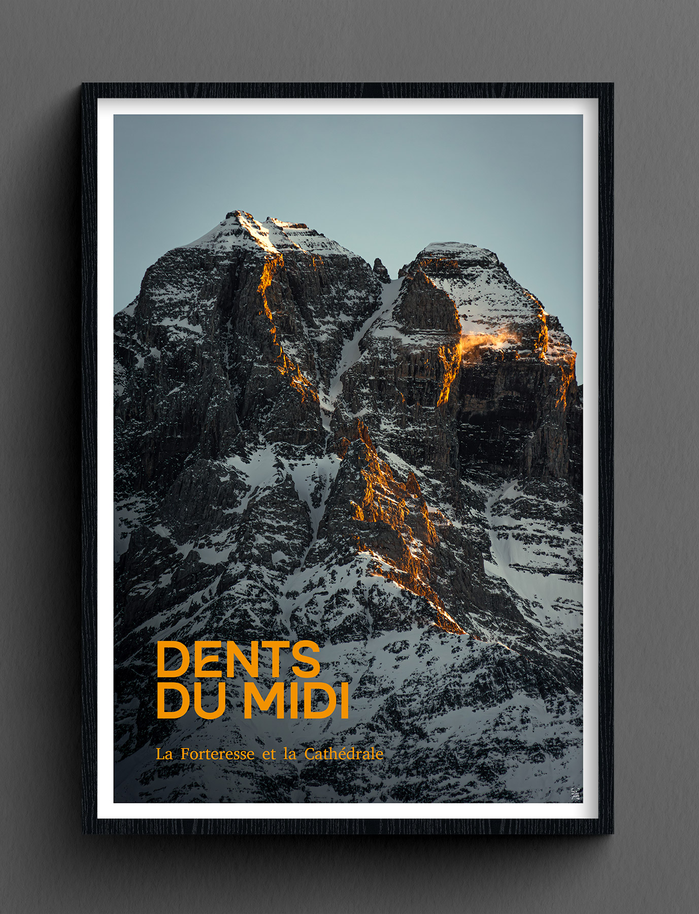 Face Montagne - Dents du Midi