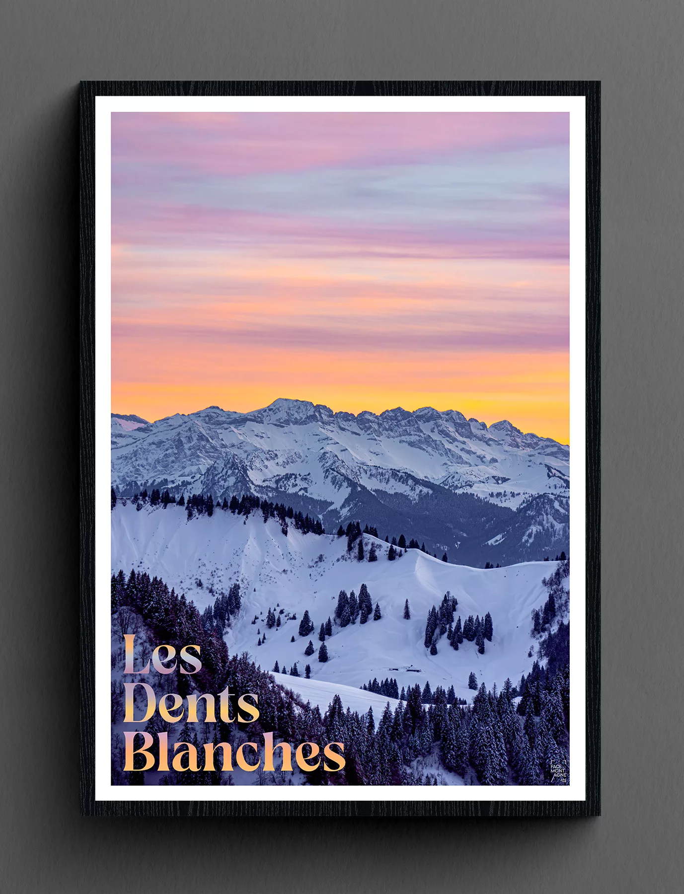 Face Montagne - Les Dents Blanches