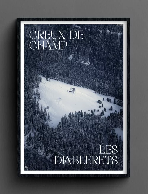 Face Montagne - Creux de Champ, les Diablerets