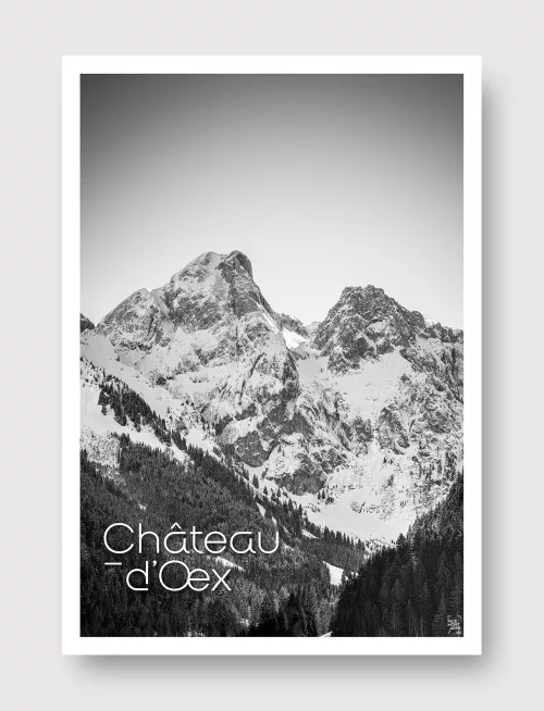 Face Montagne - Château d'Oex