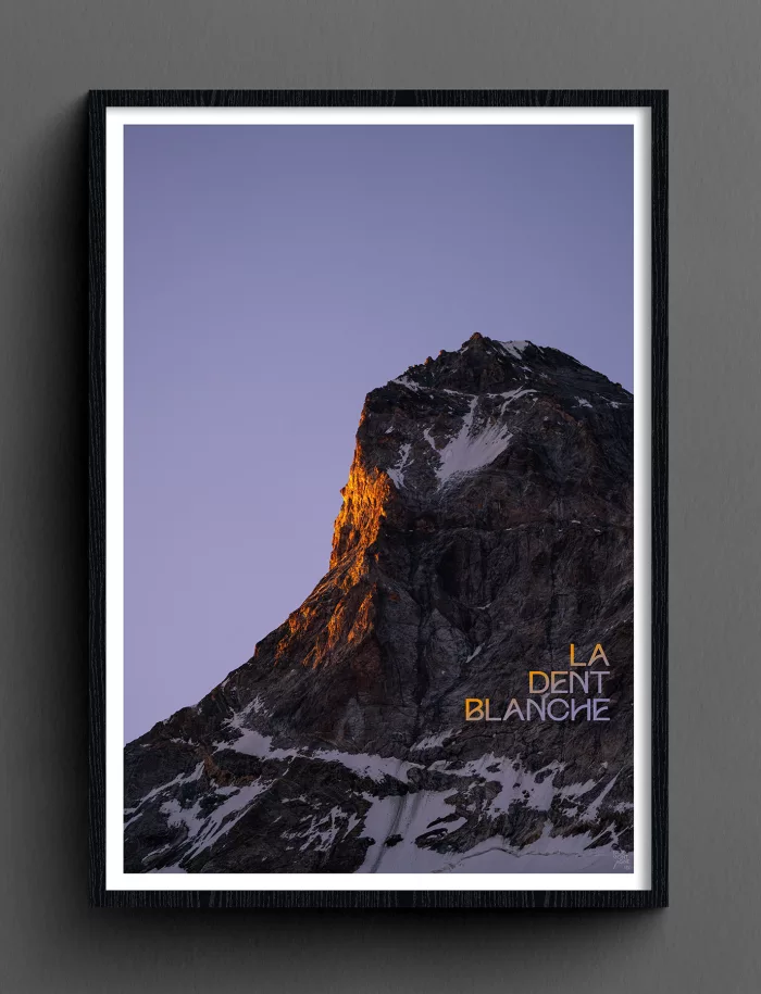 Face Montagne - La Dent Blanche