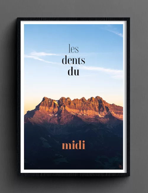 Face Montagne - Les Dents du Midi