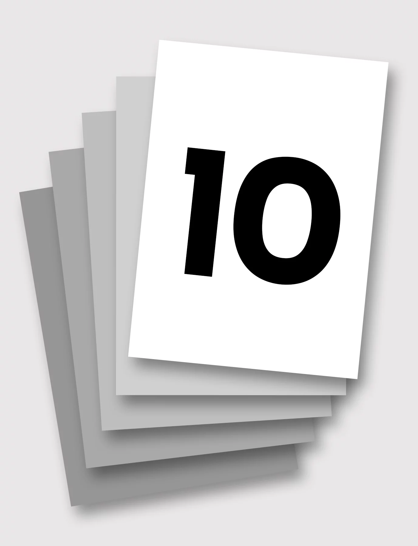 Face Montagne - Pack 10 cartes postales