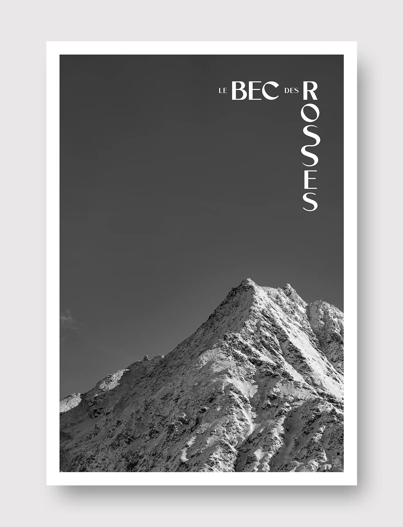 Face Montagne - Le Bec des Rosses