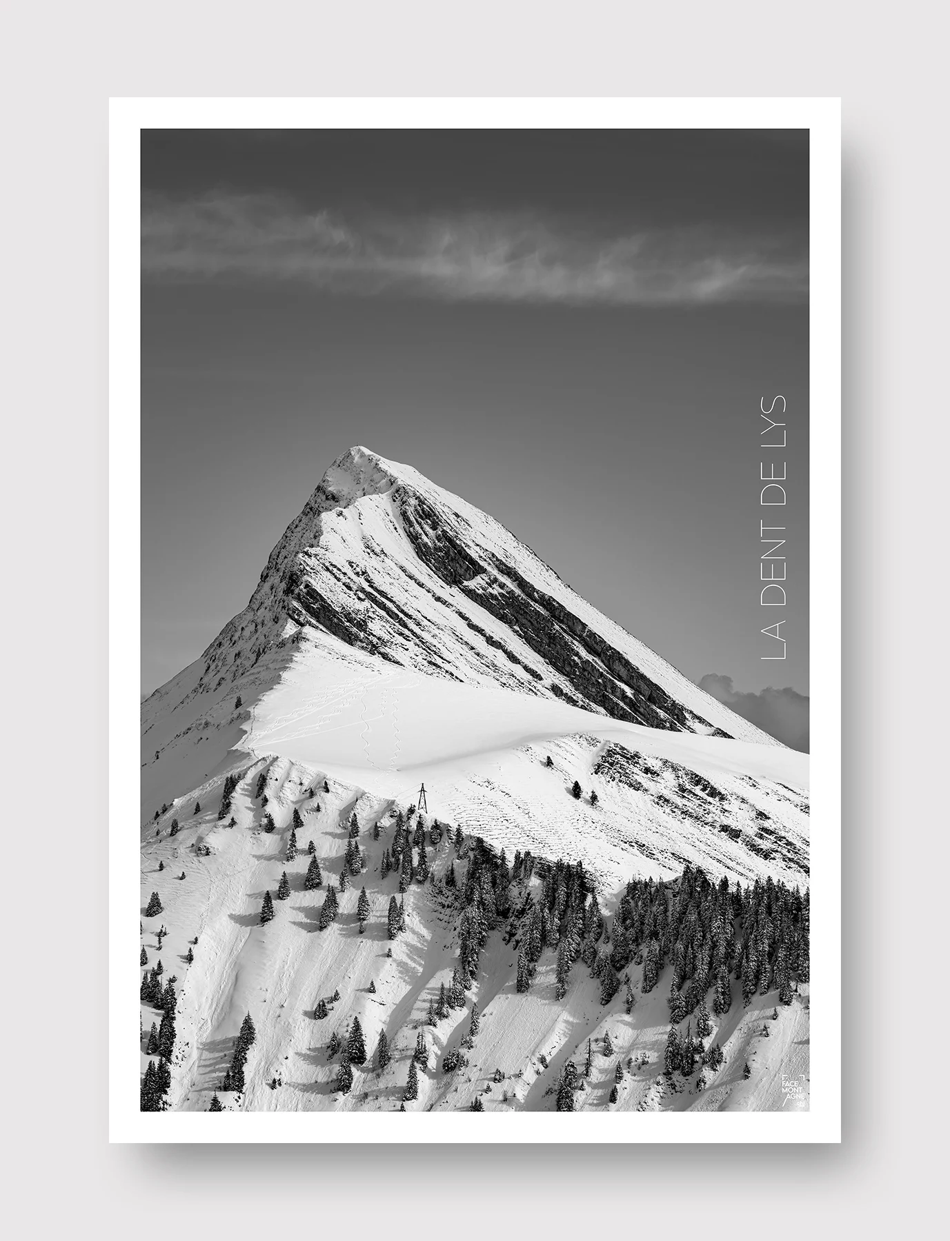Face Montagne - La Dent de Lys
