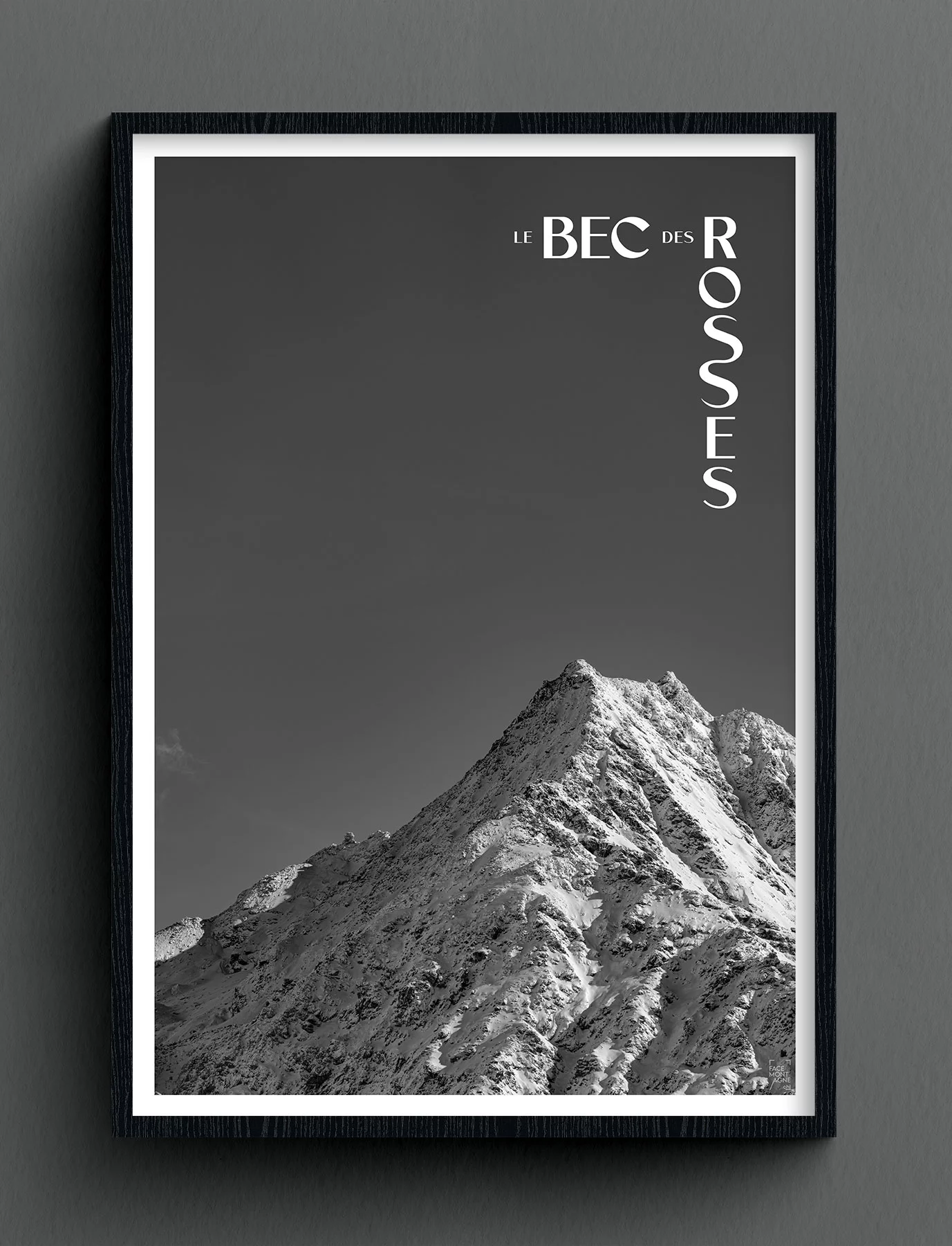 Face Montagne - Le Bec des Rosses