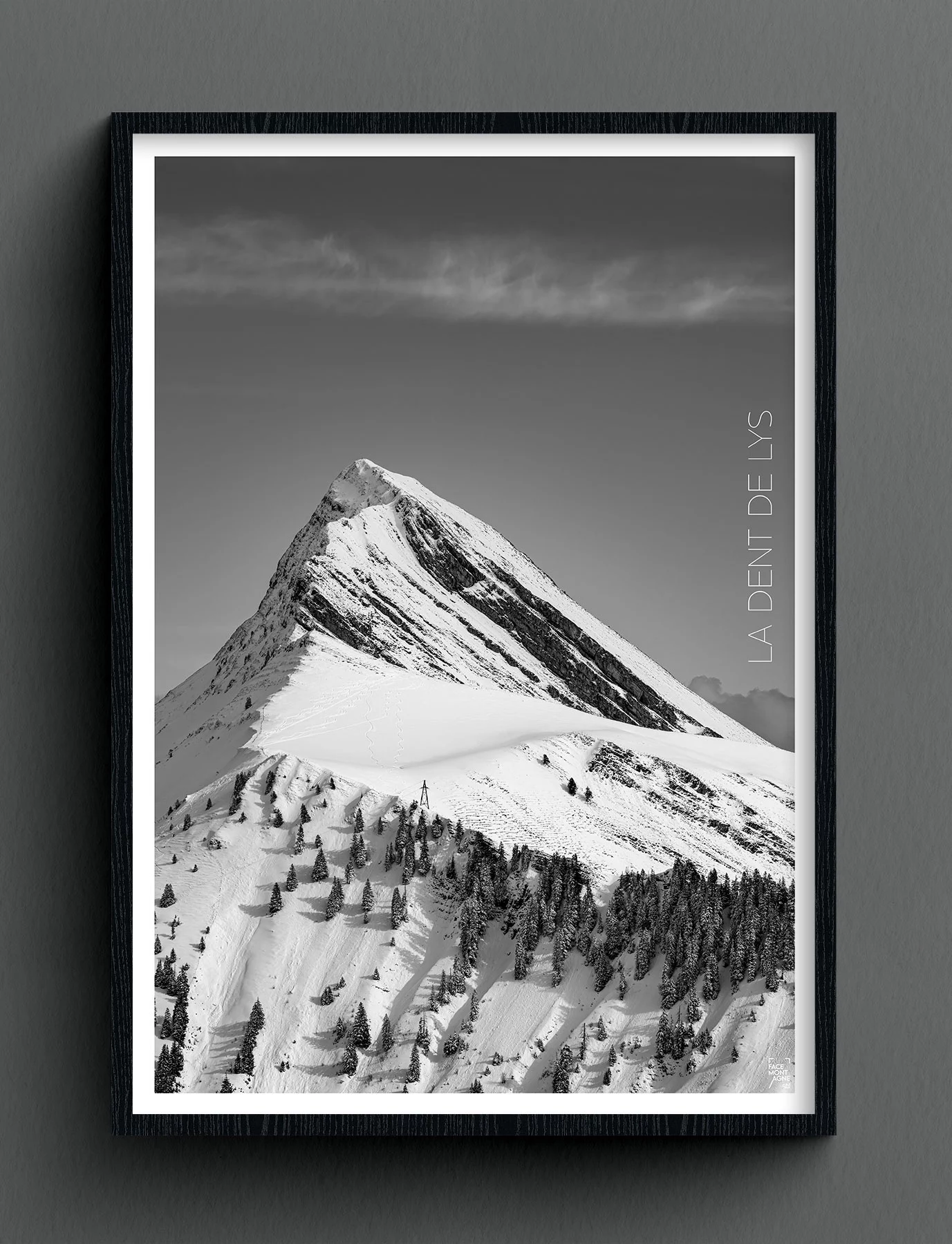 Face Montagne - La Dent de Lys