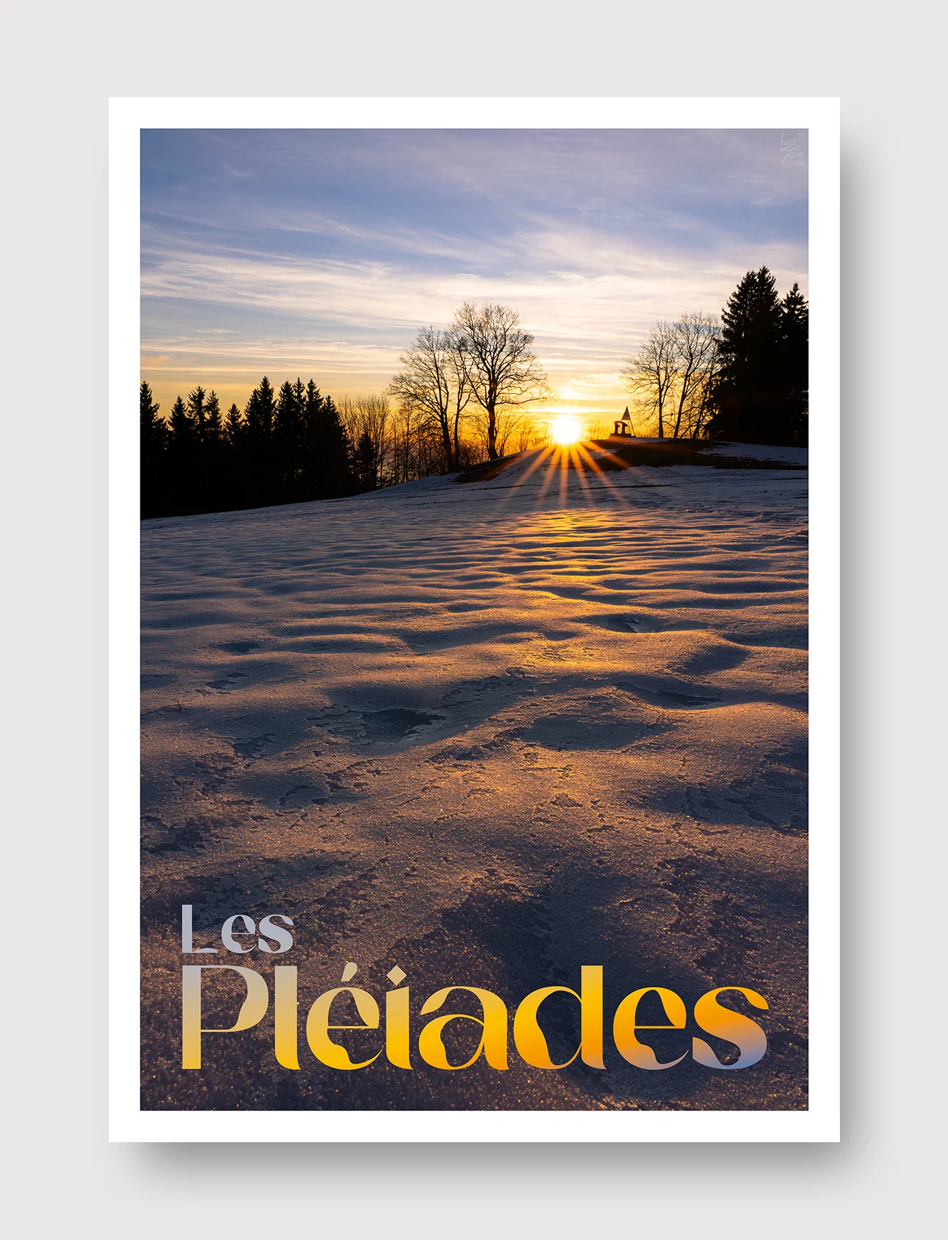 Face Montagne - Les Pléiades