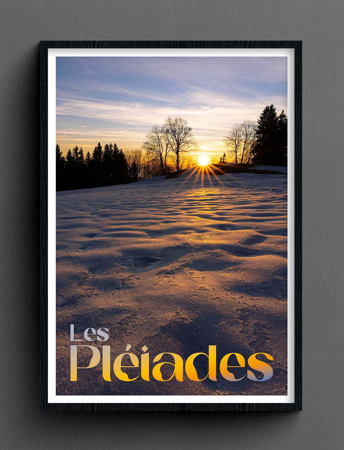 Face Montagne - Les Pléiades