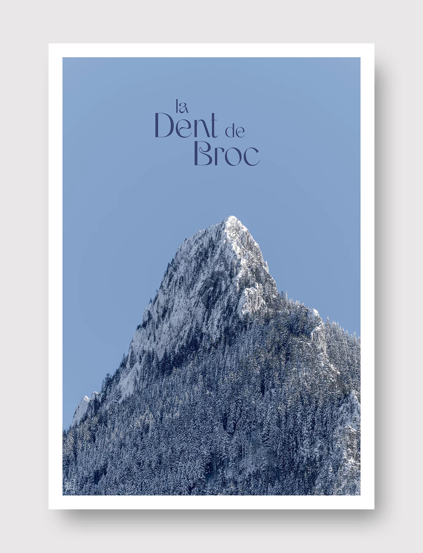 Face Montagne - La Dent de Broc