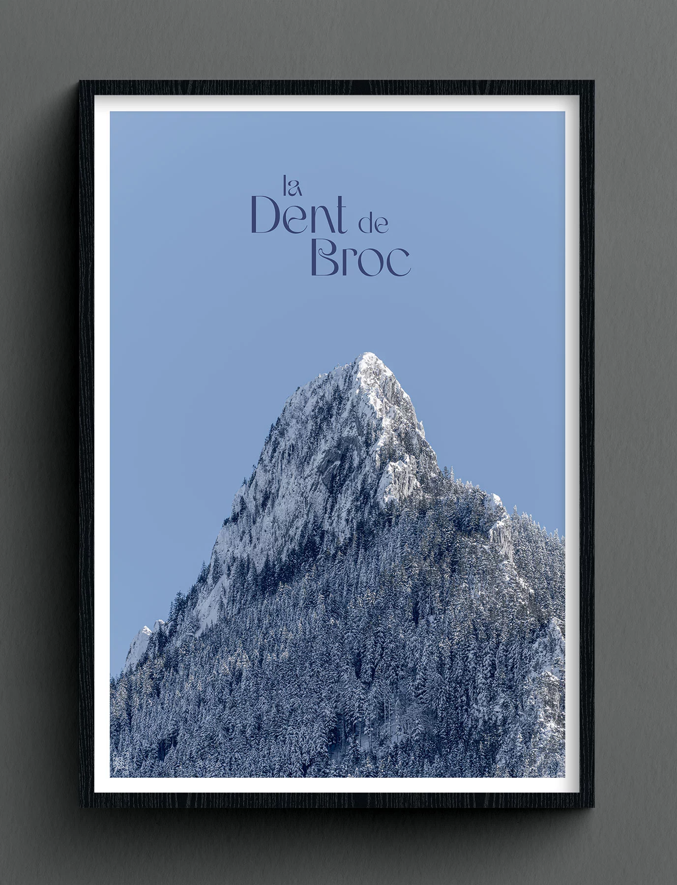 Face Montagne - La Dent de Broc