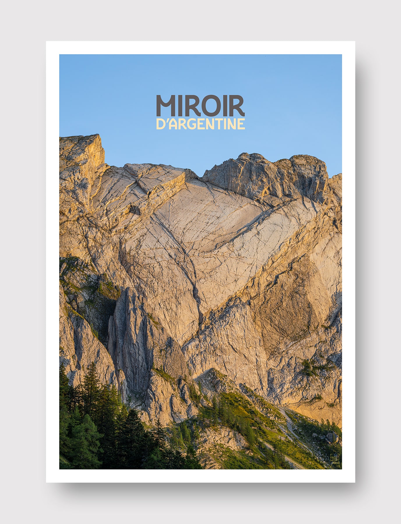Face Montagne - Miroir d'Argentine