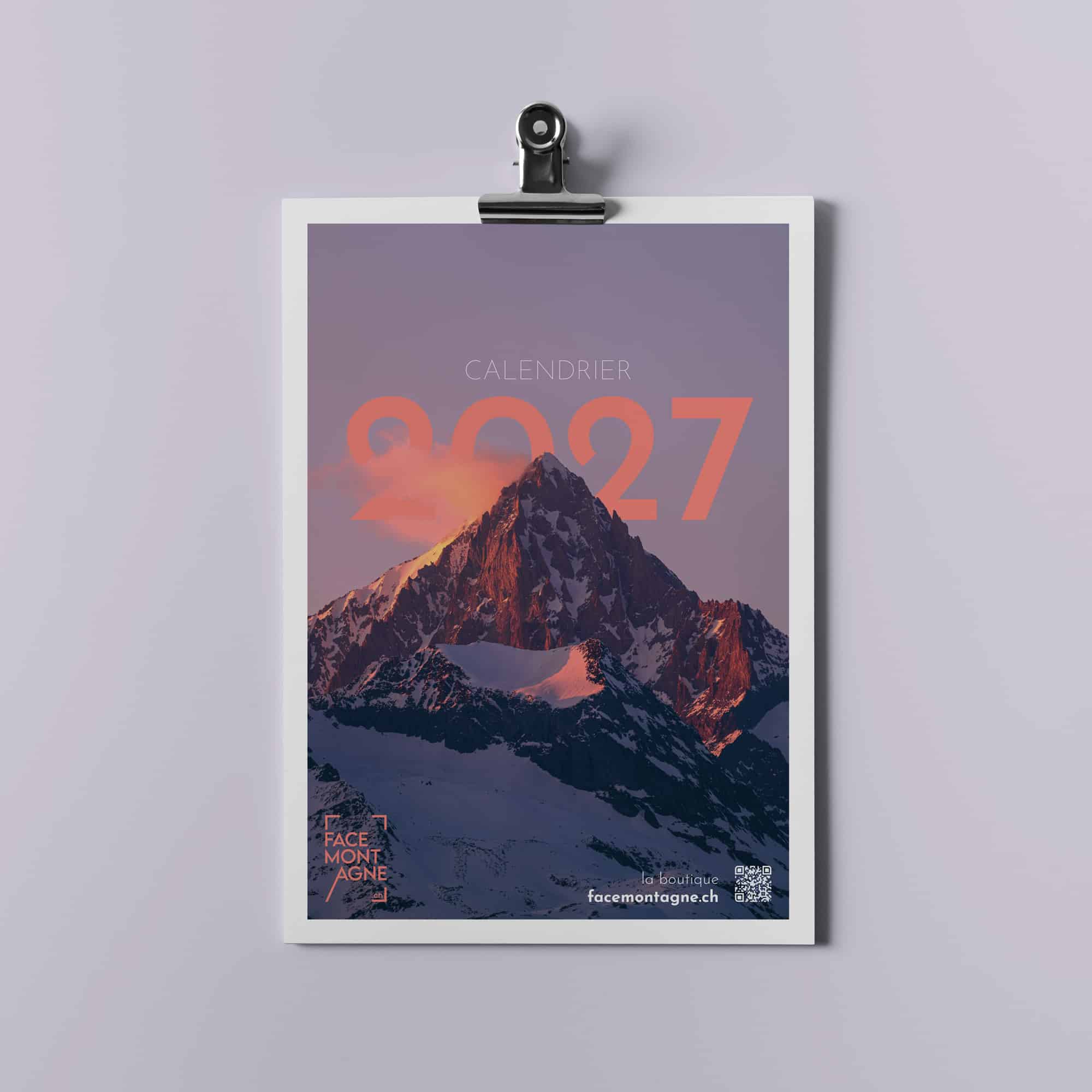 Face Montagne - Calendrier 2027